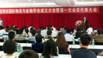 昆明市国际物流与金融学会成立